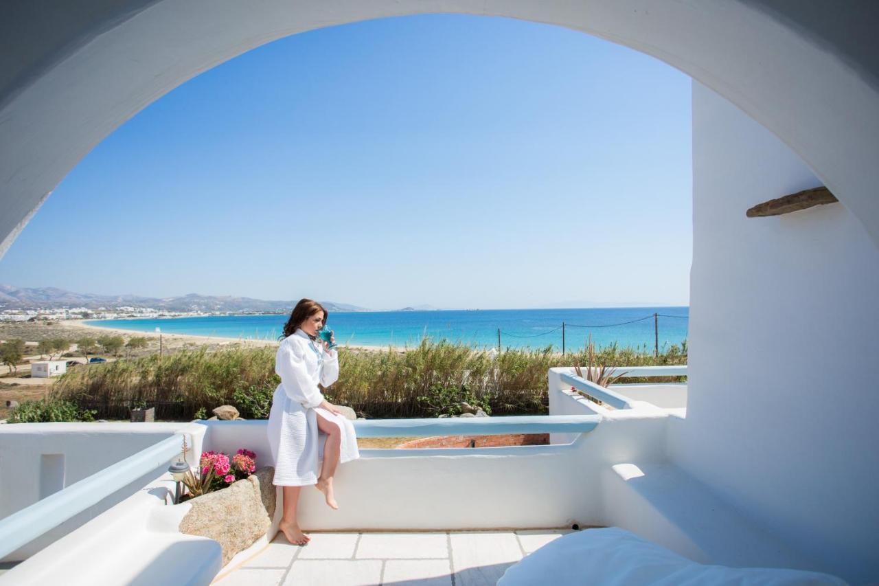 Naxian Riviera Exclusive Seafront Suites, Junior Suite 아기오스프로코피오스 외부 사진