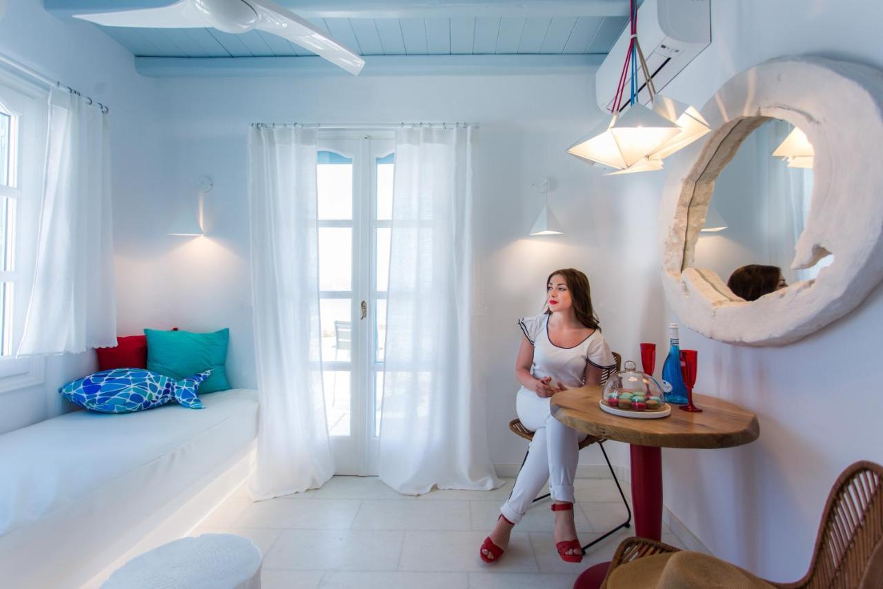 Naxian Riviera Exclusive Seafront Suites, Junior Suite 아기오스프로코피오스 외부 사진